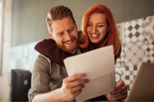 Couple Reviewing Bills